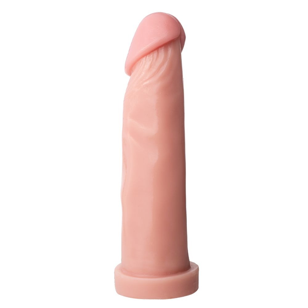 Pênis de Borracha Maciço – Material em Silicone Semelhante à Pele – 22cm Comprimento x 5,3cm Espessura