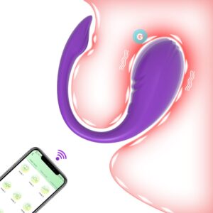 Vibrador À Longa Distância - Controle por APP – 10 Modos de Vibração – Estimulação Interna e Externa – Resistente à Água - Recarregável - (Aplicativo: Love Spouse)