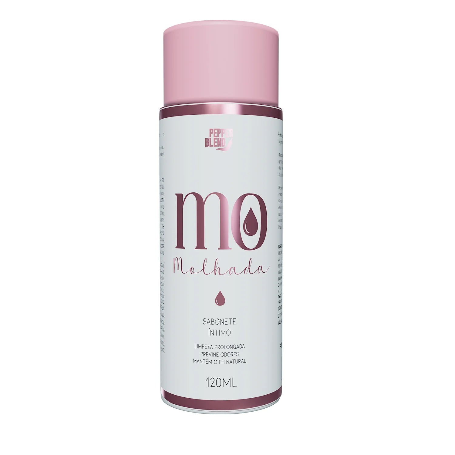 Sabonete Íntimo Mo Molhada 120ml – Limpeza Prolongada – Ajuda a Prevenir Odores – Mantém o pH Natural – Proteção e Frescor no Dia a Dia