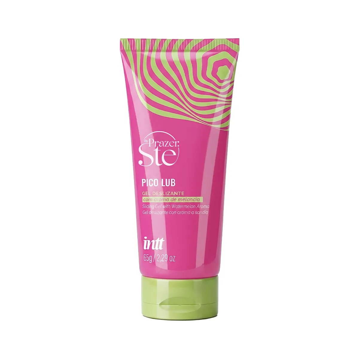 Lubrificante Beijável Pico Lub – Extremamente Deslizante – A base de Água – Sabor e Aroma de Melancia – 65g