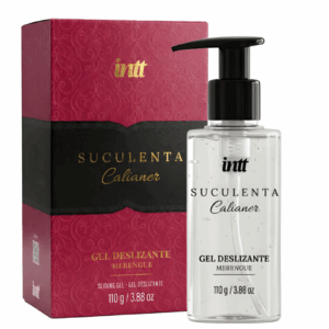 Gel Lubrificante Suculenta - Possui Ativos hidratantes e Condicionantes - Tecnologia Auto Glide para Deslize Prolongado - Sabor e Aroma de Merengue - 110g - By Calianer