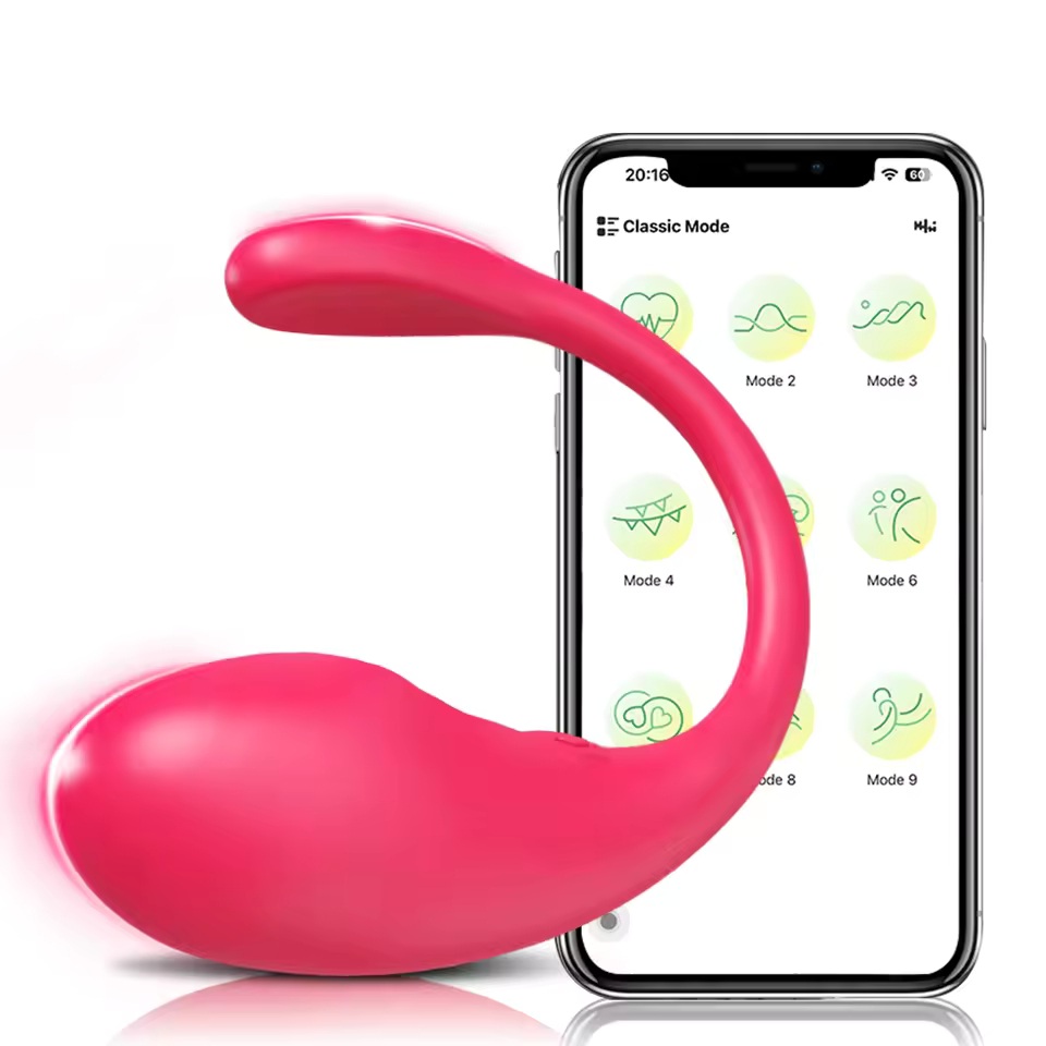 Vibrador Controlado por Aplicativo de celular – Estímulo para Ponto G e Clitóris – Silicone Macio – 10 Modos de Vibração – Silencioso – Recarregável