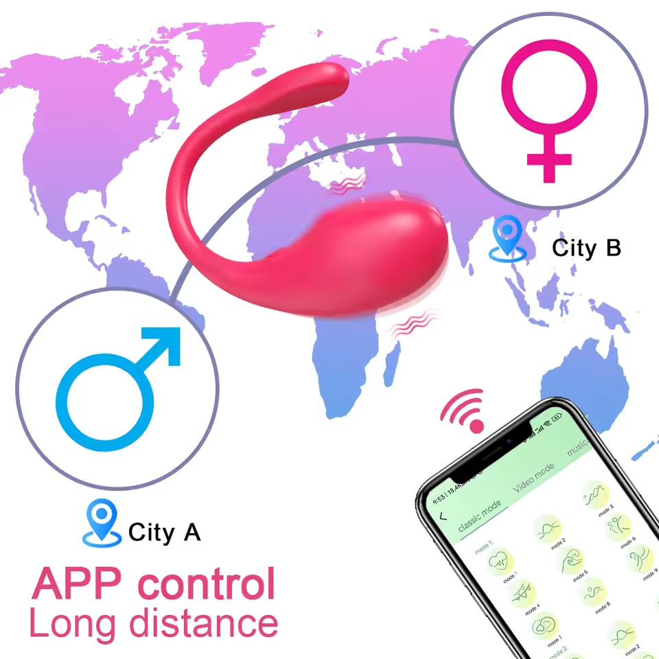 Vibrador Controlado por Aplicativo de celular - Estímulo para Ponto G e Clitóris - Silicone Macio - 10 Modos de Vibração - Silencioso - Recarregável 3 Vibrador Controlado por Aplicativo de celular - Estímulo para Ponto G e Clitóris - Silicone Macio - 10 Modos de Vibração - Silencioso - Recarregável - Imagem 3