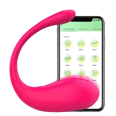 Vibrador Controlado por Aplicativo de celular - Estímulo para Ponto G e Clitóris - Silicone Macio - 10 Modos de Vibração - Silencioso - Recarregável 6 Vibrador Controlado por Aplicativo de celular - Estímulo para Ponto G e Clitóris - Silicone Macio - 10 Modos de Vibração - Silencioso - Recarregável - Imagem 6
