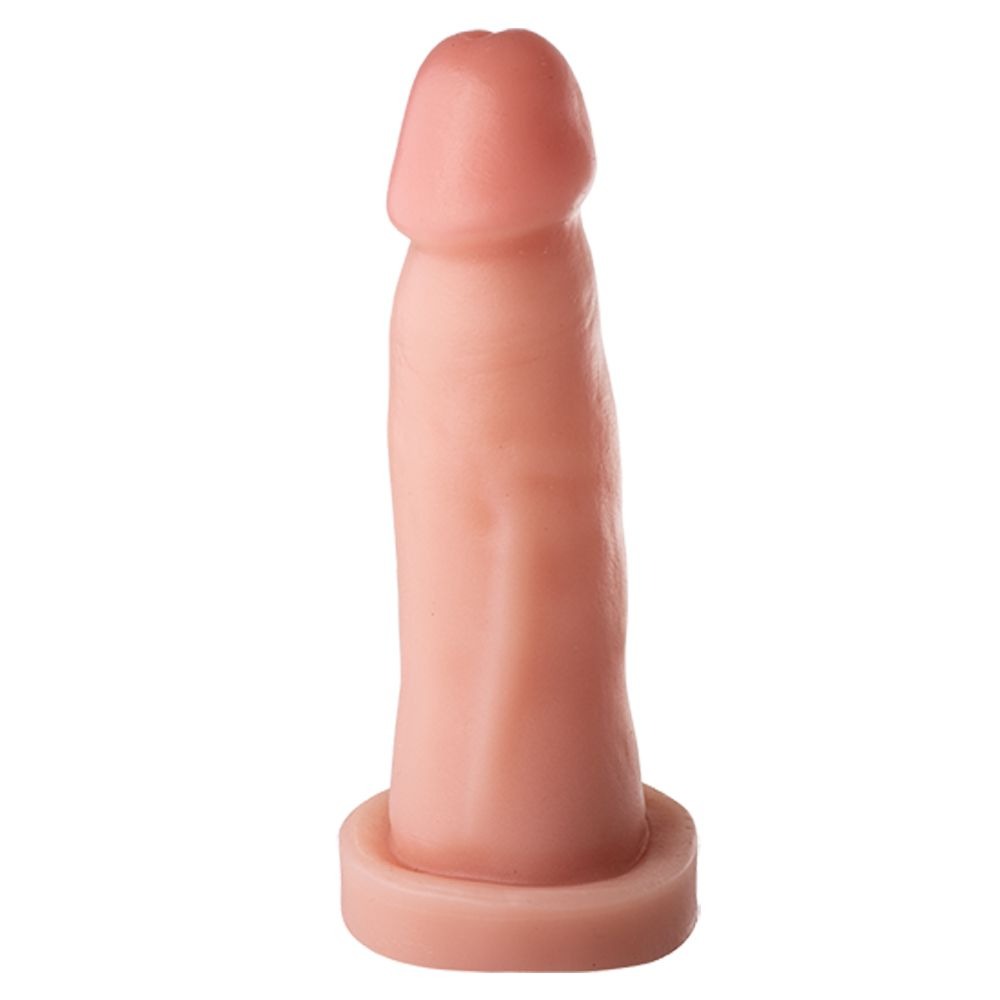 Pênis de Borracha Maciço – Material em Silicone Semelhante à Pele – 13,5cm Comprimento x 3,9cm Espessura