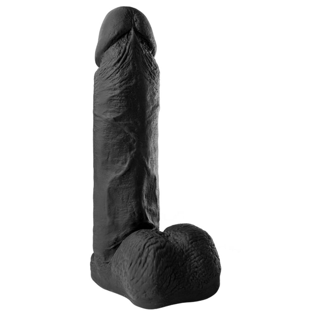 Pênis de Borracha Maciço com Escroto 18cm x 4,4cm – Material Confortável