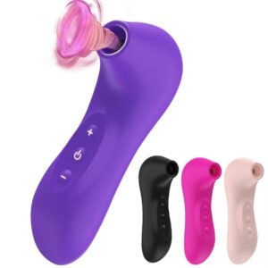 Sugador de Clitóris Recarregável com 10 Intensidades – Design Ergonômico para Estímulo Preciso – À Prova d'Água – Silicone Suave – 13cm