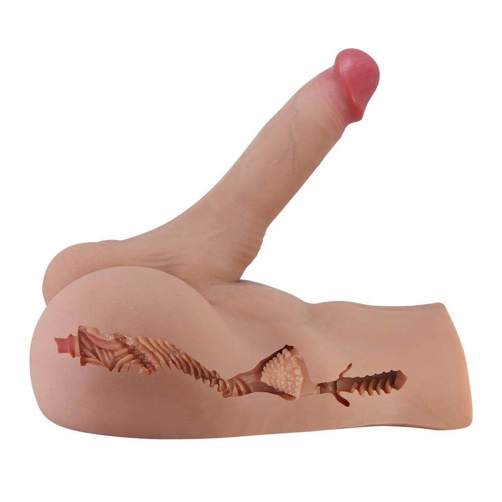Masturbador Corpo em Cyber Skin - Material Semelhante a Pele – Pênis é Firme na Ereção e Possui Vértebra para Regulagem de Ângulo - Contém Ânus Penetrável - Pênis com 17cm Penetrável - Produto 34cm Comprimento 23cm Altura 6 Masturbador Corpo em Cyber Skin - Material Semelhante a Pele – Pênis é Firme na Ereção e Possui Vértebra para Regulagem de Ângulo - Contém Ânus Penetrável - Pênis com 17cm Penetrável - Produto 34cm Comprimento 23cm Altura - Imagem 6