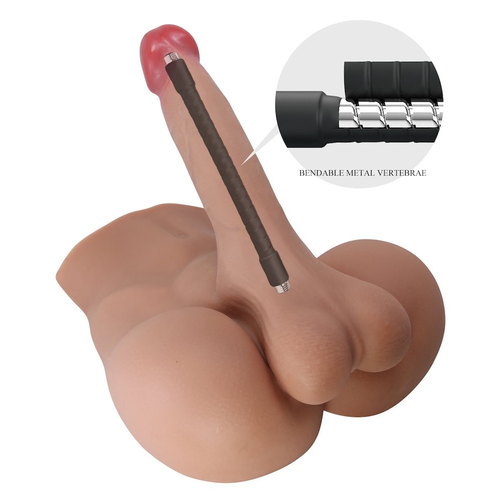 Masturbador Corpo em Cyber Skin - Material Semelhante a Pele – Pênis é Firme na Ereção e Possui Vértebra para Regulagem de Ângulo - Contém Ânus Penetrável - Pênis com 17cm Penetrável - Produto 34cm Comprimento 23cm Altura 5 Masturbador Corpo em Cyber Skin - Material Semelhante a Pele – Pênis é Firme na Ereção e Possui Vértebra para Regulagem de Ângulo - Contém Ânus Penetrável - Pênis com 17cm Penetrável - Produto 34cm Comprimento 23cm Altura - Imagem 5