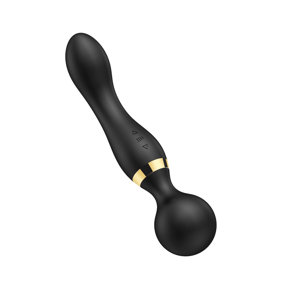 Vibrador Varinha Mágica - Dupla Estimulação Ponto G e Clitóris - 20 Modos de Vibração - 8 Níveis de Velocidade - Recarregável - Resistente a Água 2 Vibrador Varinha Mágica - Dupla Estimulação Ponto G e Clitóris - 20 Modos de Vibração - 8 Níveis de Velocidade - Recarregável - Resistente a Água - Imagem 2