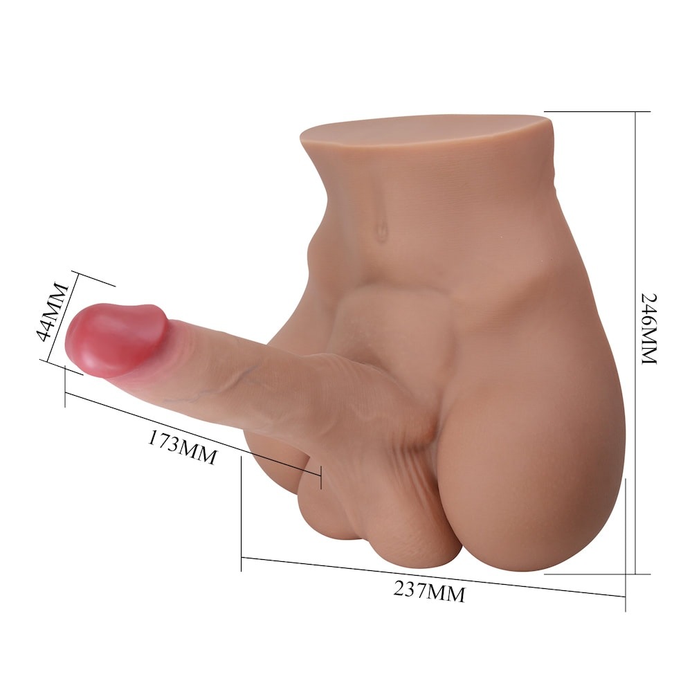 Masturbador Corpo em Cyber Skin - Material Semelhante a Pele – Pênis é Firme na Ereção e Possui Vértebra para Regulagem de Ângulo - Contém Ânus Penetrável - Pênis com 17cm Penetrável - Produto 34cm Comprimento 23cm Altura 2 Masturbador Corpo em Cyber Skin - Material Semelhante a Pele – Pênis é Firme na Ereção e Possui Vértebra para Regulagem de Ângulo - Contém Ânus Penetrável - Pênis com 17cm Penetrável - Produto 34cm Comprimento 23cm Altura - Imagem 2