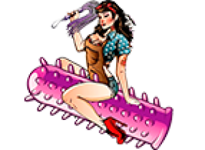 Logotipo oficial do sex shop Santa Bronx com design discreto